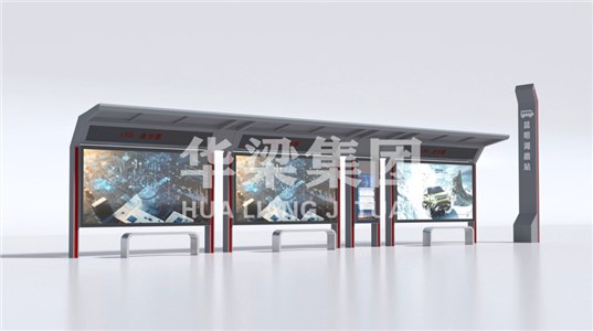 [26.2.5]湖北省某市定制款公交候车亭项目装车发货